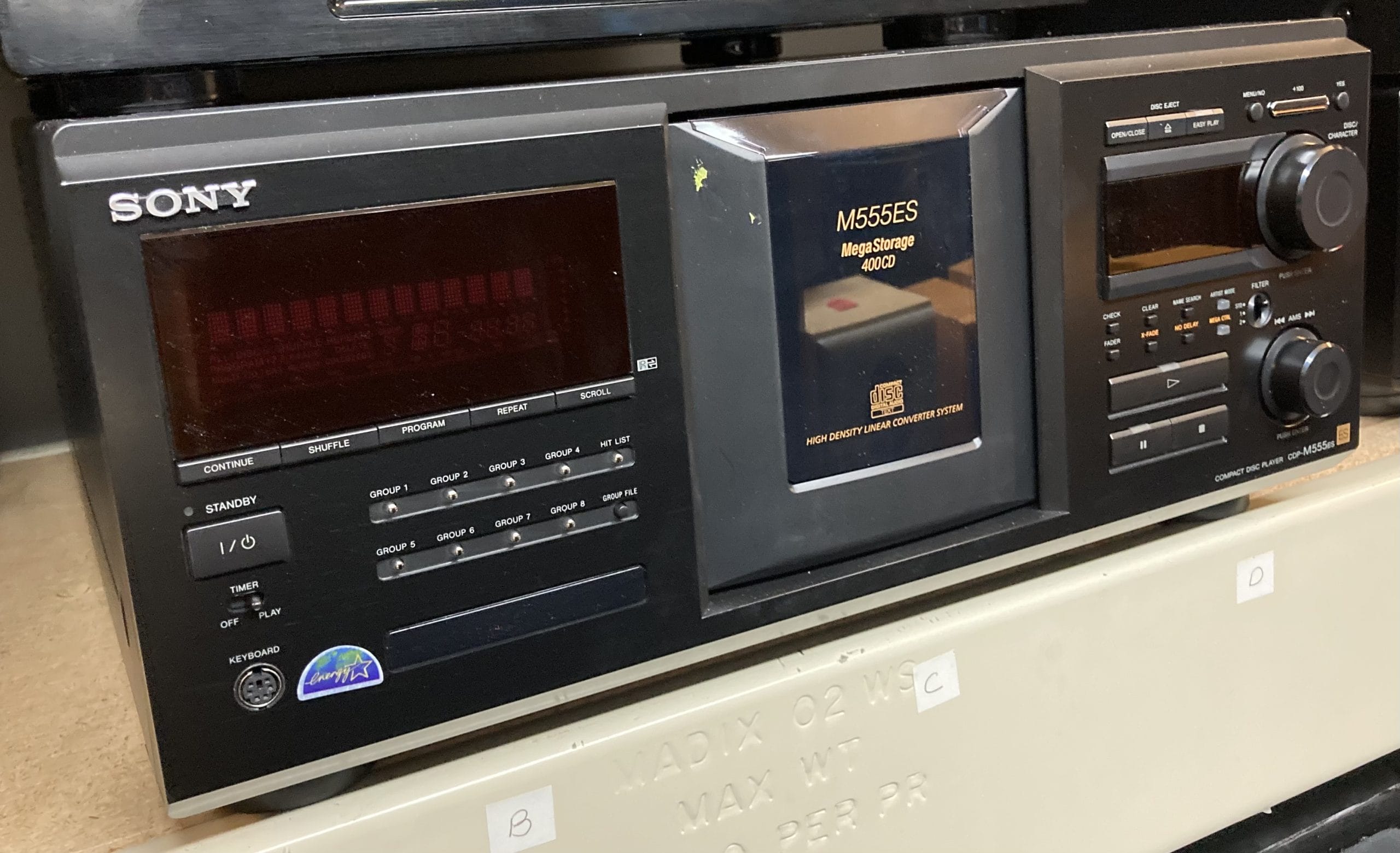 Sony CDP-M555ES 400 CD Changer